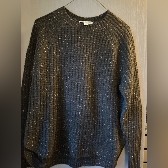 Autumn Cashmere Chocolate Brown Heather Sweater - SMALL - Picture 1 of 3